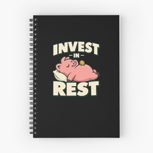 Item preview, Invest In Rest Pig Sleep and Savings Humor designed and sold by elderberry.