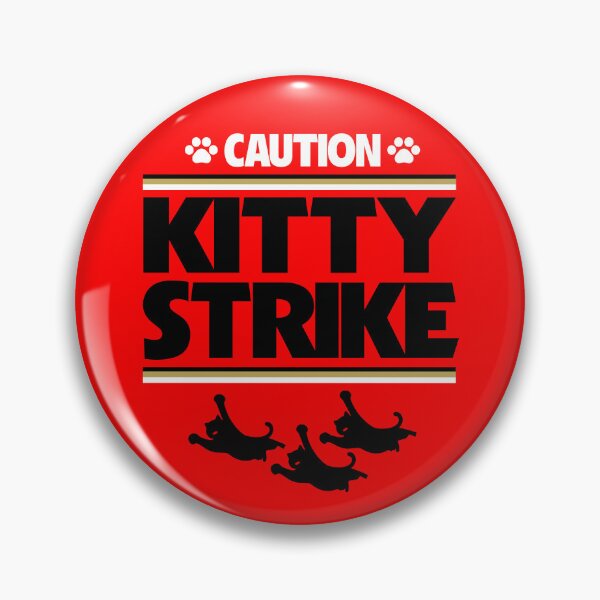 Item preview, Caution! Kitty Strike Vintage Art Model Nº 3 designed and sold by San Studios Co..