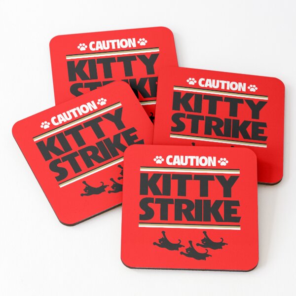 Item preview, Caution! Kitty Strike Vintage Art Model Nº 3 designed and sold by San Studios Co..