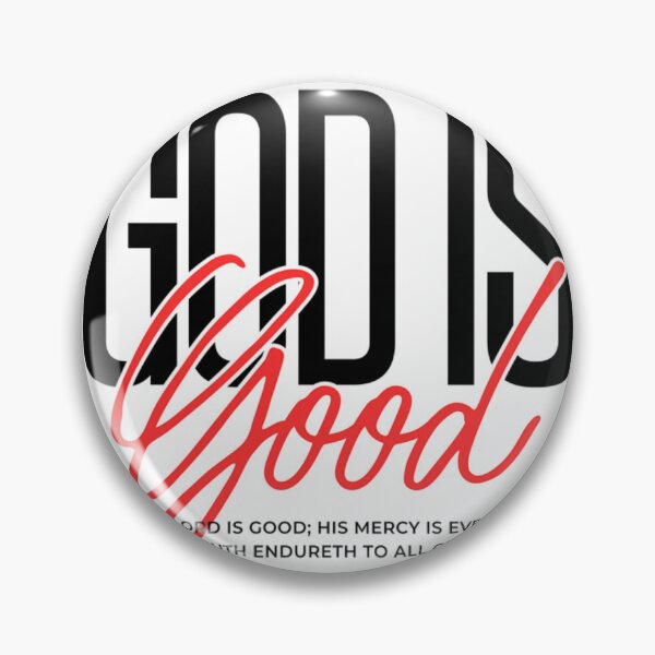 Item preview, God Is Good Christian Faith Typography Graphic T-Shirt designed and sold by VantaStudios05.