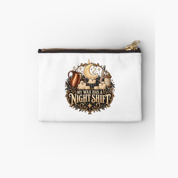 Item preview, My Wax Has a Night Shift – Illustrated Halloween Candlemaker Gift designed and sold by UrbanCanvvas.