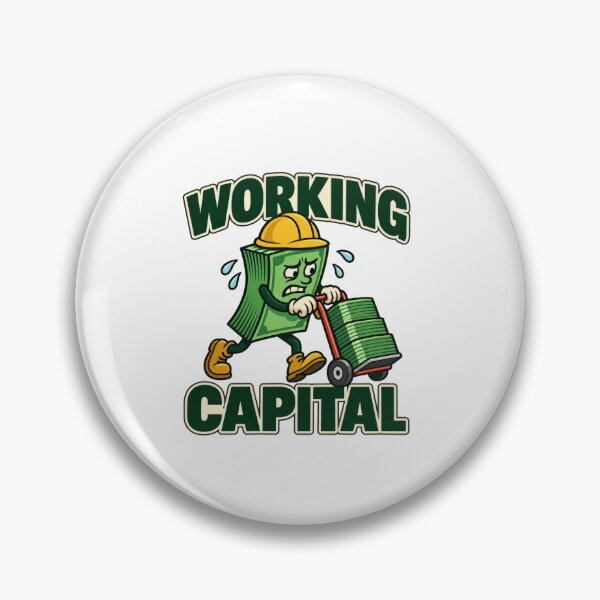Item preview, Working Capital Money Cart Business Joke designed and sold by elderberry.