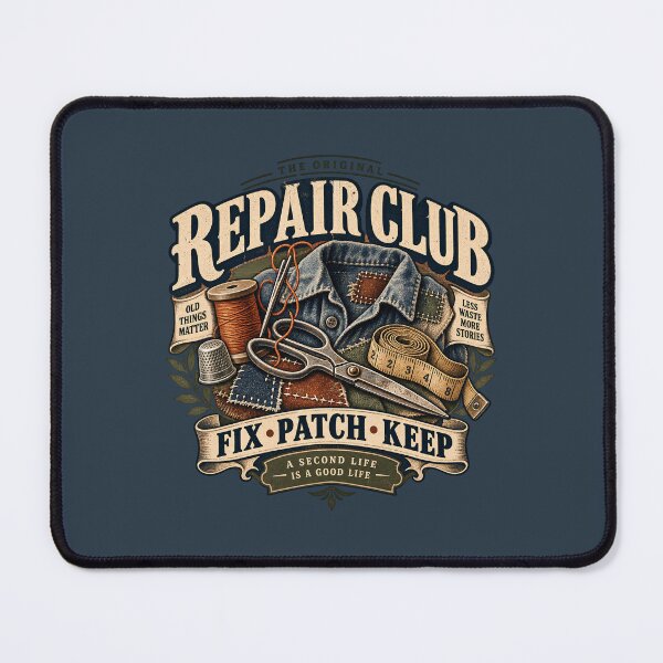 Item preview, Vintage Repair Club Fix Patch Keep designed and sold by KakangMudi.