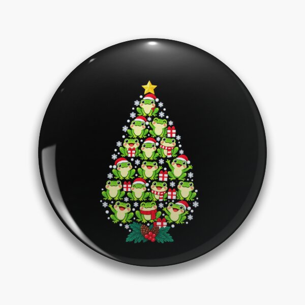 Item preview, Festive Frog Christmas Tree designed and sold by elderberry.