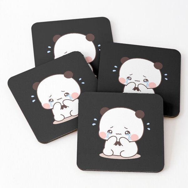 Item preview, Cute Crying Panda Bear - Sad Cute Aesthetic Sticker designed and sold by Jacob Zubek.