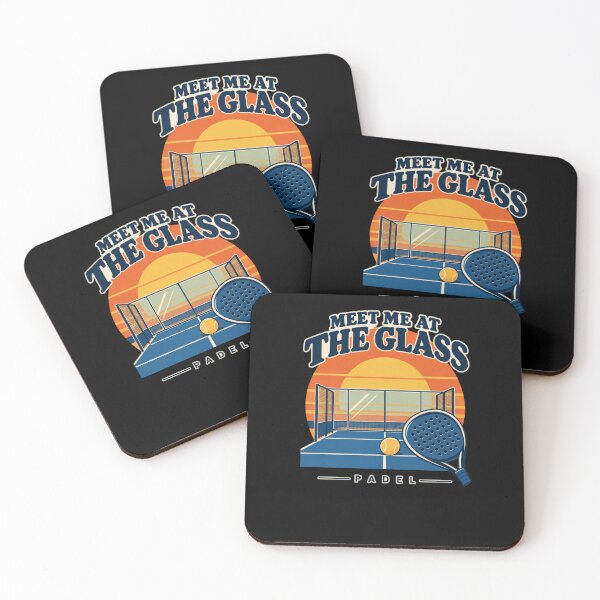 Item preview, Funny At The Glass Padel Retro Court Art designed and sold by elderberry.
