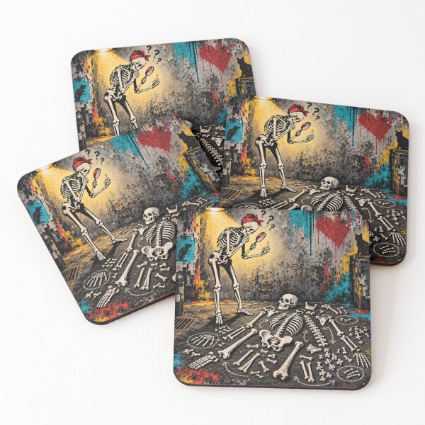 Item preview, Skeleton Detective Solves the Bone Puzzle designed and sold by Qenlo.