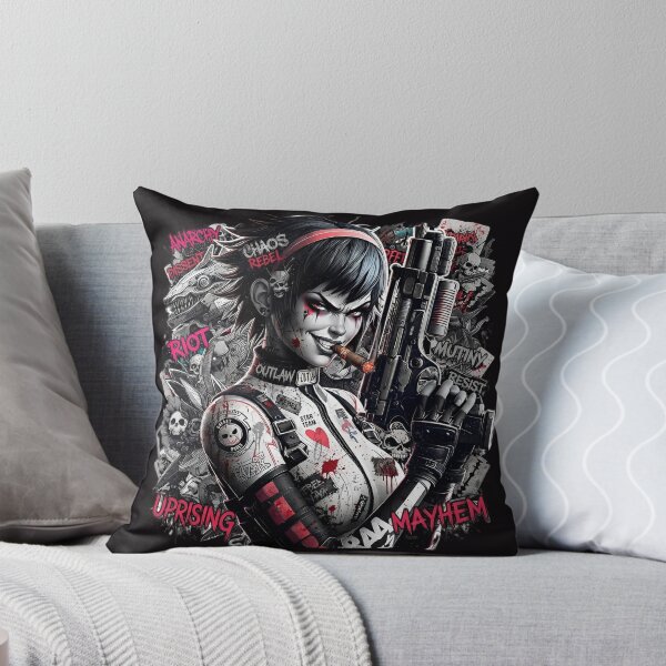 Item preview, Cyberpunk Outlaw Girl Assault Rifle designed and sold by Voodoo Store Paranormal Collections.