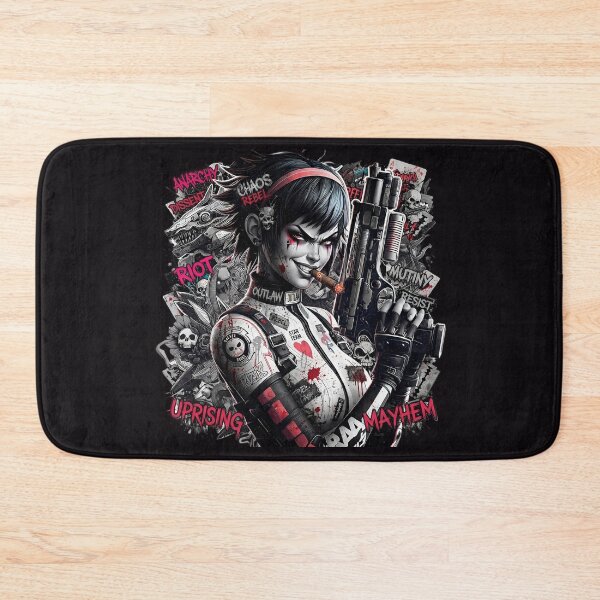 Item preview, Cyberpunk Outlaw Girl Assault Rifle designed and sold by Voodoo Store Paranormal Collections.