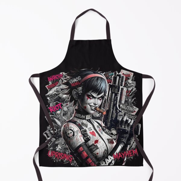 Item preview, Cyberpunk Outlaw Girl Assault Rifle designed and sold by Voodoo Store Paranormal Collections.