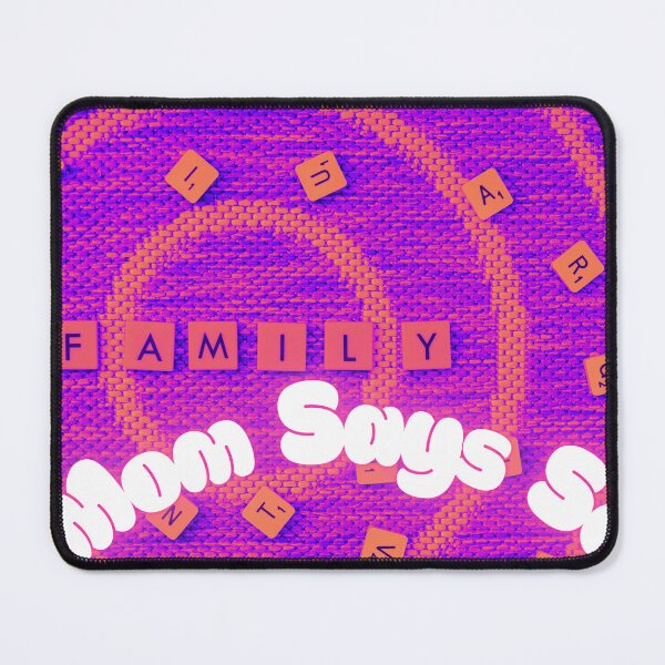 Item preview, Because Mom Says So Funny Family Board Game Retro Typography designed and sold by ZestlyStore94.