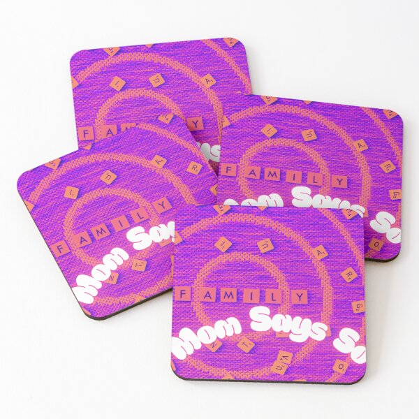 Item preview, Because Mom Says So Funny Family Board Game Retro Typography designed and sold by ZestlyStore94.