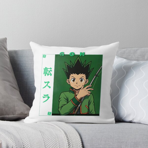 Item preview, Spiky Hair Green Boy Fishing Rod Adventure Anime Graphic designed and sold by lamiarte.