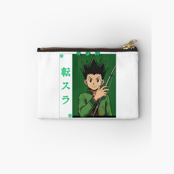Item preview, Spiky Hair Green Boy Fishing Rod Adventure Anime Graphic designed and sold by lamiarte.