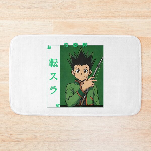 Item preview, Spiky Hair Green Boy Fishing Rod Adventure Anime Graphic designed and sold by lamiarte.