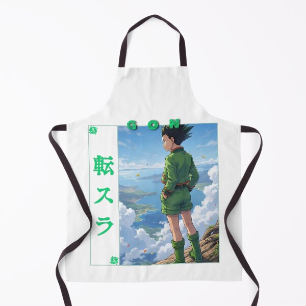 Item preview, Spiky Hair Green Boy Fishing Rod Adventure Anime Graphic designed and sold by lamiarte.