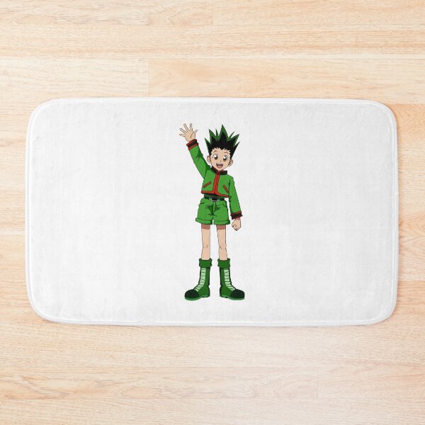 Item preview, Spiky Hair Green Boy Fishing Rod Adventure Anime Graphic designed and sold by lamiarte.