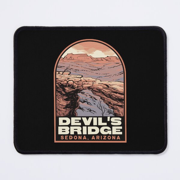 Item preview, Devils Bridge Sedona Arizona Retro Travel Illustration designed and sold by HalpinDesign.