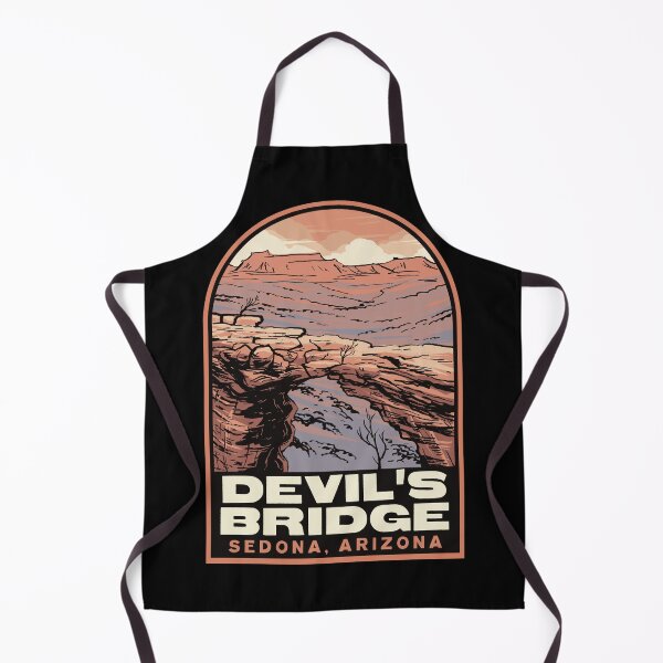 Item preview, Devils Bridge Sedona Arizona Retro Travel Illustration designed and sold by HalpinDesign.