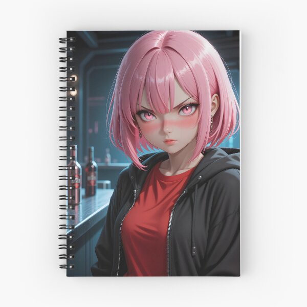 Item preview, Pink Voltage – Neon Cyberpunk Anime Rebel designed and sold by Killington.