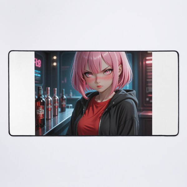 Item preview, Pink Voltage – Neon Cyberpunk Anime Rebel designed and sold by Killington.