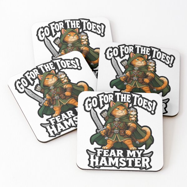 Item preview, Go For The Toes Fear My Hamster Ranger Cat Tabletop RPG game designed and sold by CleverRaccoon.