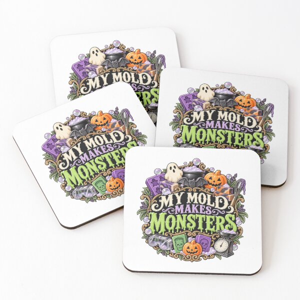 Item preview, My Mold Makes Monsters – Illustrated Spooky Soapmaker Design designed and sold by UrbanCanvvas.