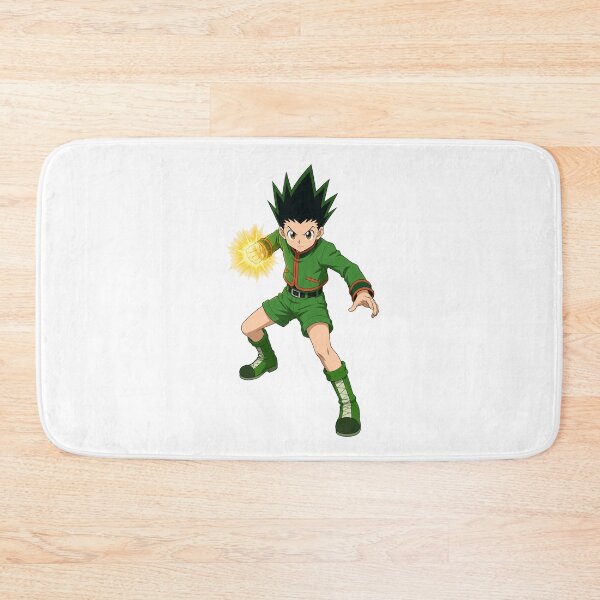 Item preview, Spiky Hair Green Boy Fishing Rod Adventure Anime Graphic designed and sold by lamiarte.