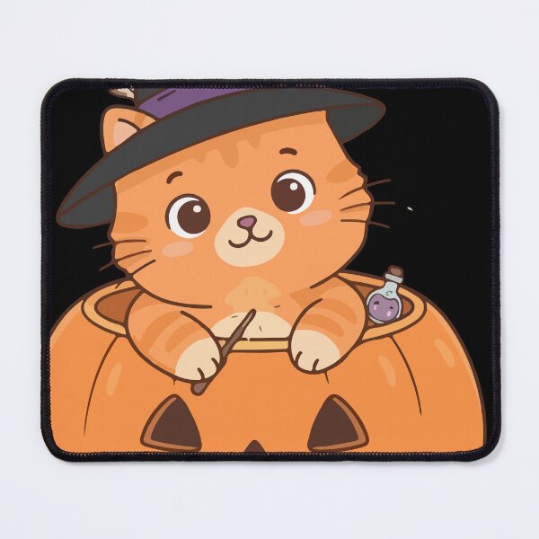 Item preview, Cute Cat Wizard in Pumpkin designed and sold by Brexmore3.