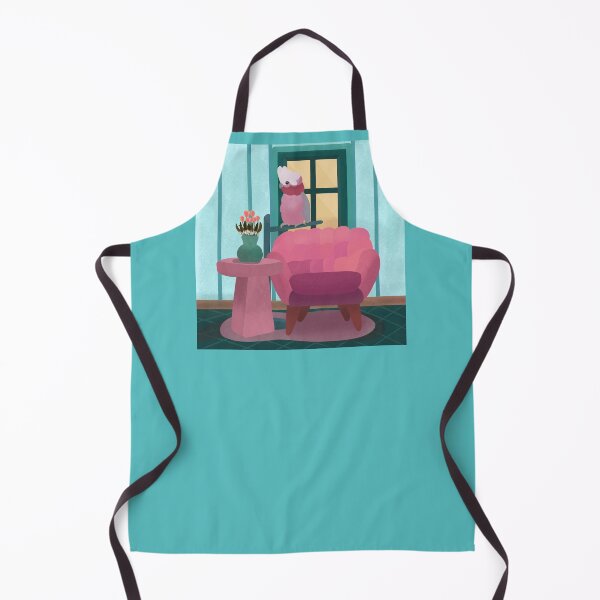 Item preview, Illustration of a Galah in the living room designed and sold by FandomizedRose.
