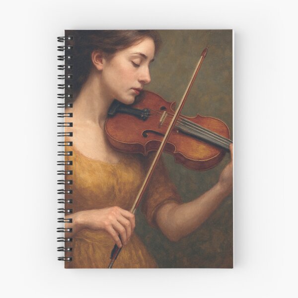 Item preview, Violinist Painting – Classical Music Portrait designed and sold by GalleryKauffeld.