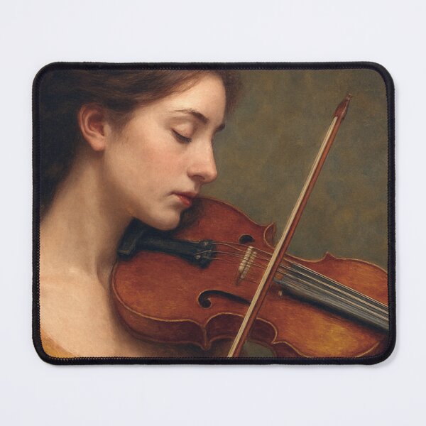 Item preview, Violinist Painting – Classical Music Portrait designed and sold by GalleryKauffeld.