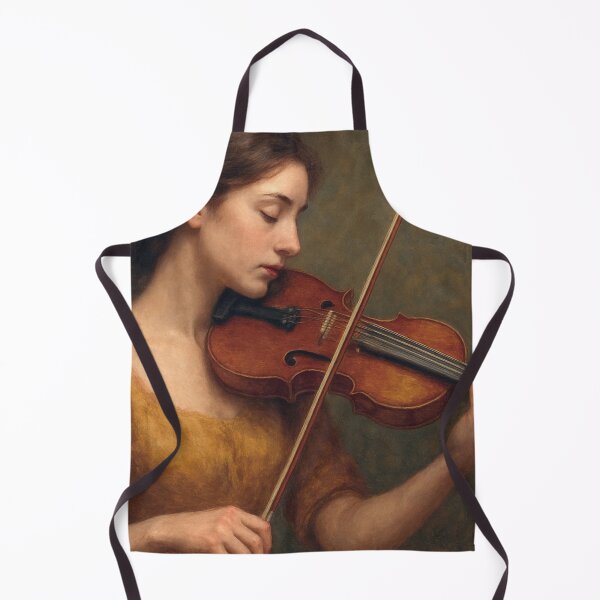 Item preview, Violinist Painting – Classical Music Portrait designed and sold by GalleryKauffeld.