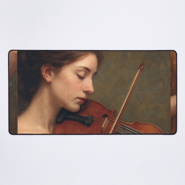 Item preview, Violinist Painting – Classical Music Portrait designed and sold by GalleryKauffeld.