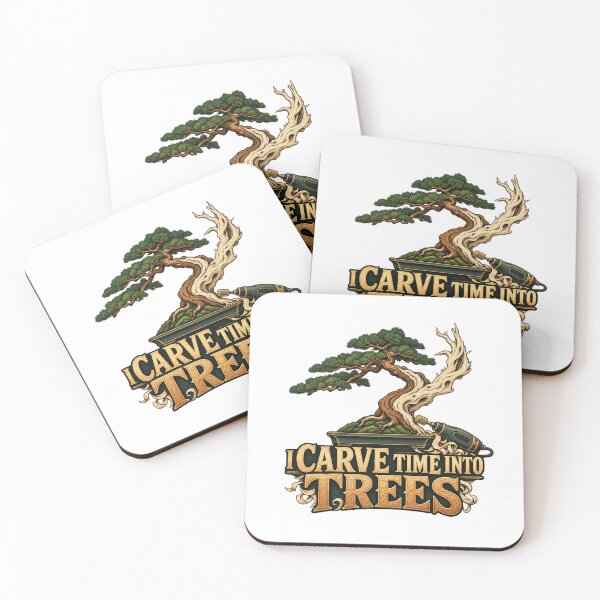 Item preview, I Carve Time Into Trees – Bonsai Deadwood Carver Gift designed and sold by UrbanCanvvas.