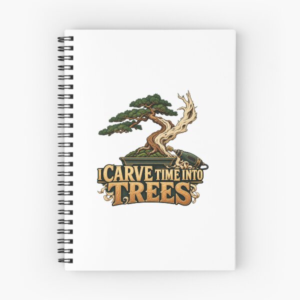 Item preview, I Carve Time Into Trees – Bonsai Deadwood Carver Gift designed and sold by UrbanCanvvas.
