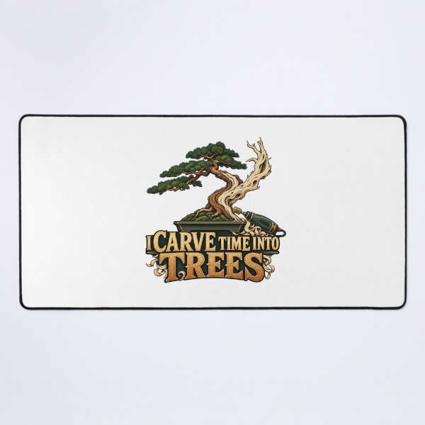 Item preview, I Carve Time Into Trees – Bonsai Deadwood Carver Gift designed and sold by UrbanCanvvas.