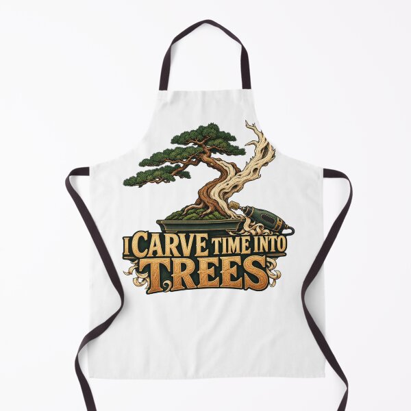 Item preview, I Carve Time Into Trees – Bonsai Deadwood Carver Gift designed and sold by UrbanCanvvas.