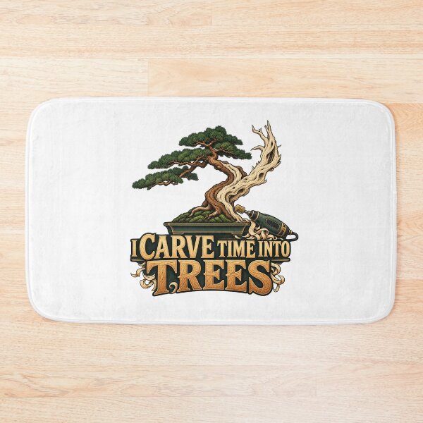 Item preview, I Carve Time Into Trees – Bonsai Deadwood Carver Gift designed and sold by UrbanCanvvas.