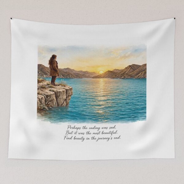 Item preview, Bittersweet Sunset Cliff Journey designed and sold by ThePrintArt.
