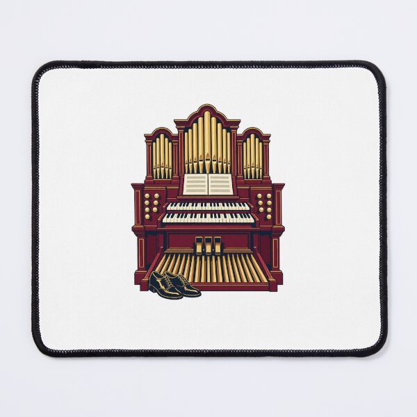 Item preview, Pipe Organist Gift – Manuals Pedalboard and Organ Shoes designed and sold by UrbanCanvvas.