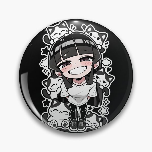 Item preview, Girl with Cats Headgear Cute Cartoon Illustration designed and sold by SeoulVibeStudio.