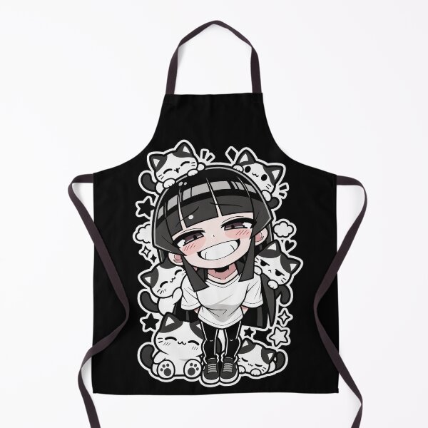 Item preview, Girl with Cats Headgear Cute Cartoon Illustration designed and sold by SeoulVibeStudio.