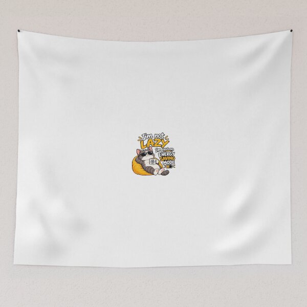 Item preview, I'm Not Lazy, I'm Just on Energy Saving Mode – Funny Cat Humor designed and sold by ARinternational.