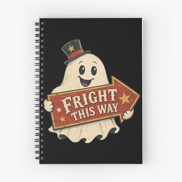 Item preview, Fright This Way Shirt, Comfort Colors® Vintage Circus Ghost Tee, Retro Halloween Carnival Graphic designed and sold by TshirtsLabs.
