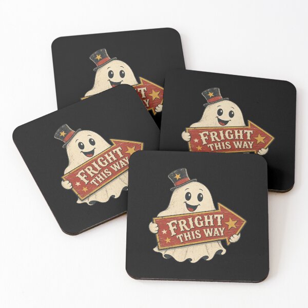 Item preview, Fright This Way Shirt, Comfort Colors® Vintage Circus Ghost Tee, Retro Halloween Carnival Graphic designed and sold by TshirtsLabs.