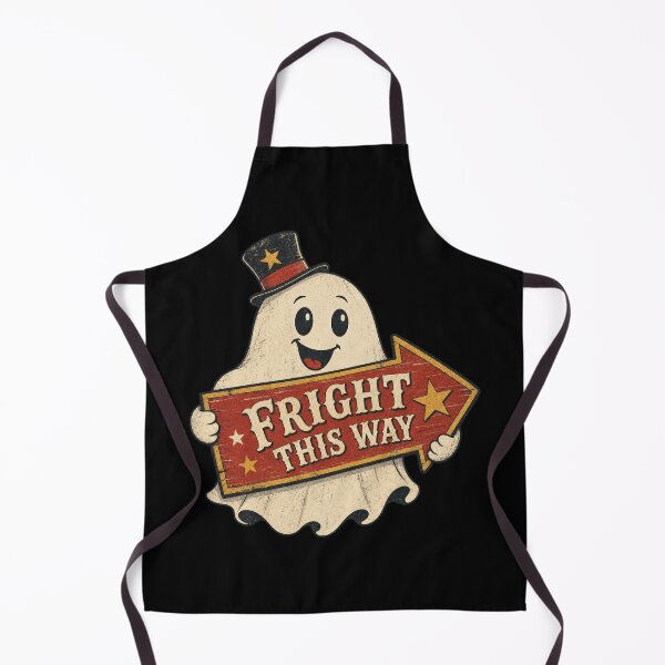 Item preview, Fright This Way Shirt, Comfort Colors® Vintage Circus Ghost Tee, Retro Halloween Carnival Graphic designed and sold by TshirtsLabs.