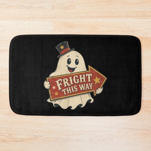 Item preview, Fright This Way Shirt, Comfort Colors® Vintage Circus Ghost Tee, Retro Halloween Carnival Graphic designed and sold by TshirtsLabs.