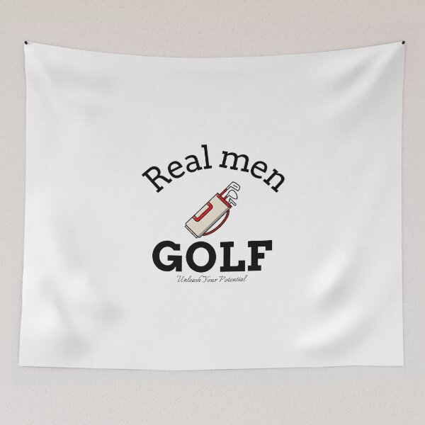 Item preview, Real Men Golf – Funny Golfer Design designed and sold by enrique1960.