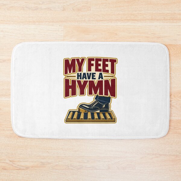 Item preview, My Feet Have a Hymn – Funny Pipe Organist Gift designed and sold by UrbanCanvvas.
